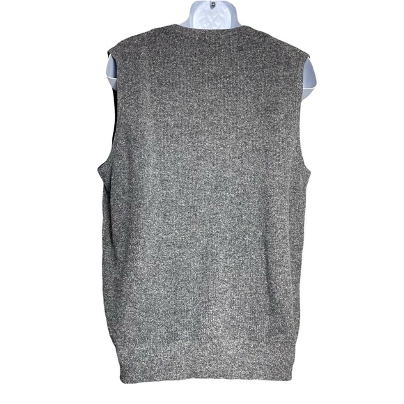 Joseph A. Bank Wool & Silk Sweater Vest Size XL
22” across chest Gray - Picture 4 of 9